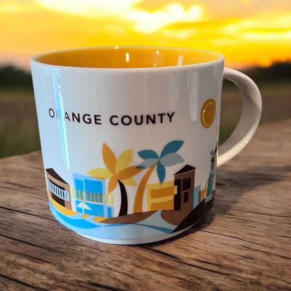 Starbucks Orange County You Are Here Mug 14oz Collector Coffee Cup EUC - Picture 1 of 4